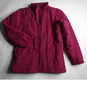 LL Bean heavy winter coat, lined, size: small, color: wine